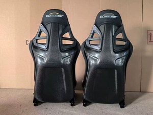 Sedili da Corsa EDDY in Fibra di Carbonio Leggera di Alta Qualità per Porsche 911 Carrera 4S 997.1 997.2 GT2 GT3 RS, Completamente in Pelle - Product Image 3