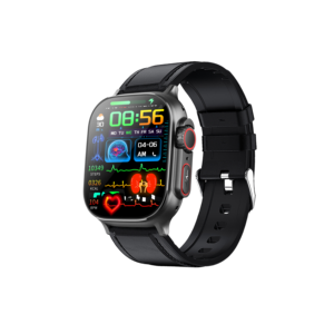 Montre connectée F500 Android avec écran LCD carré, 4G LTE, moniteur de santé EDA de qualité médicale, GPS, NFC, étanche IP65, charge magnétique, 2025 - Product Image 2