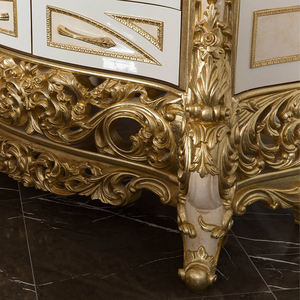 ארון יין מעץ עתיק בעבודת יד, צבע בהתאמה אישית, לסלון בסגנון מלכותי מזרח תיכוני, עם תצוגת כוסות, ידידותי לסביבה - Product Image 5