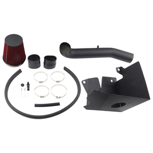 Kit de Admisión de Aire Frío de Alto Rendimiento con Protector y Filtro para Camioneta RAM 1500 3.6L V6 AIM075-BK-RD 2019-2026 - Product Image 1