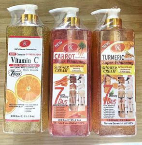 เจลอาบน้ำขัดผิวเพิ่มความชุ่มชื้นให้แครอทวิตามินซีมะละกอ1000มล. ขมิ้น - Product Image 3