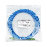Cable de Conexión de Fibra Óptica Multimodo Simplex OM3 LSZH E2000 APC, E2000-e2000 SC UPC SM MM Simplex 2.0 3.0mm