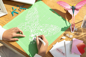 <span class=keywords><strong>Tapis</strong></span> <span class=keywords><strong>de</strong></span> coupe artisanal en vinyle, 4.5x12 pouces, auto-guérison Standard, pour <span class=keywords><strong>Cricut</strong></span> <span class=keywords><strong>Joy</strong></span> Machine Silhouette Cameo traceur <span class=keywords><strong>de</strong></span> coupe - Product Image 6