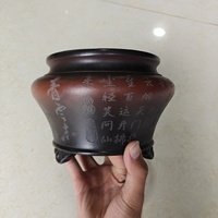 Pot Bonsai Yixing Pasir Ungu Berkualitas Tinggi, Ukiran Tangan, Model Terbaru 2026