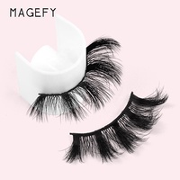 MAGEFY 20 paires de cils naturels en vison Fournisseur 4 styles de faux cils Fluffy