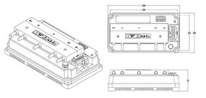 VOTOL EM-200S <b>Controller</b> High Power Sine Wave 72v 200A <b>Motor</b> Brushless <b>Controllers</b> With <b>Controller</b> EM-200S High Power Sine Wave - Product Image 3