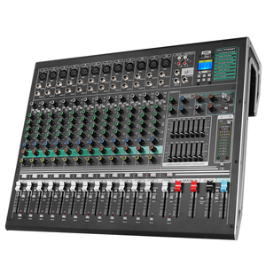 Nuevo DX12C, Consola de Mezclas con 16 Tipos de Efectos Digitales Integrados, Mezclador de Audio Profesional para Escenarios y Bodas, Gran Venta - Product Image 5
