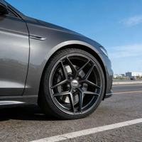 Nouvelles jantes sport en alliage forgé monobloc à cinq branches, finition gris canon usiné, 18-22 pouces, TXING, 5x112 5x114.3 5x120 Audi Mercedes Track