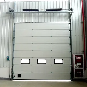 Torsion Spring Protection Balanced Sectional Industrial Door Reliable Sectional Industrial Garage Door Sectional Overhead Doors