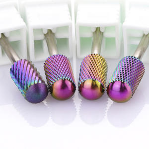 Broca de Carburo de Tungsteno para Uñas, Profesional, con Punta Cónica Segura, Color Morado, para <span class=keywords><strong>Manicura</strong></span>, <span class=keywords><strong>Precio</strong></span> al por Mayor - Product Image 1