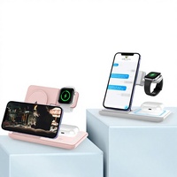 Nouveaux écouteurs pour téléphone, montre connectée, support de téléphone pliable, chargeur sans fil 3-en-1, modèle D27 3W pour appareils, de chez Amazon
