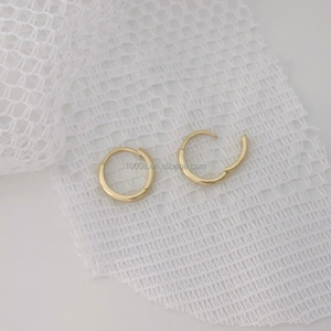 مجوهرات <span class=keywords><strong>14K</strong></span> طوق كلاسيكي بسيط الأكثر مبيعًا - Product Image 4