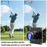Module de caméra à obturateur global USB3.0 haute vitesse 5MP 60FPS OG05B10 UVC, webcam industrielle pour vision industrielle, compatible Raspberry Pi et robot