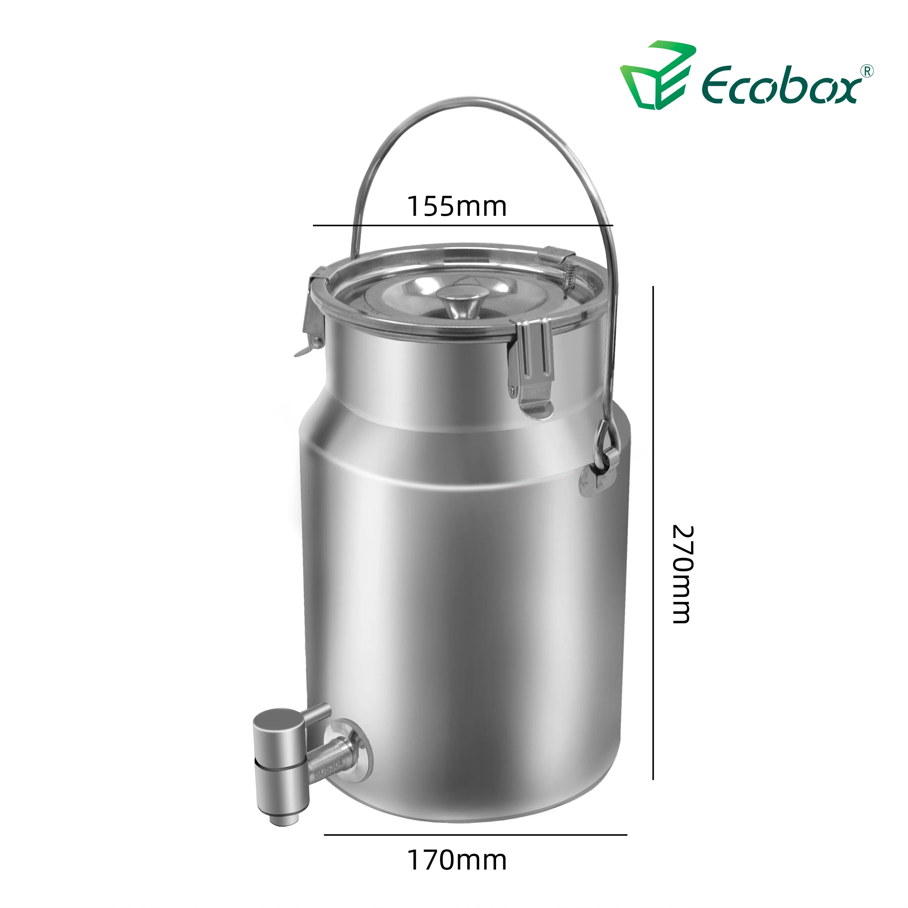 High quality stainless oil liquid drum dispenser container for zero waste store