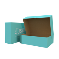 Contenedor de Sushi Personalizado para Llevar, Caja de Comida para Llevar, Caja Bento para Sushi, Caja de Sushi Japonesa