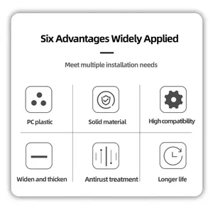 Support mural de sécurité réglable PHONEPACE pour caméras <span class=keywords><strong>Arlo</strong></span> <span class=keywords><strong>Ultra</strong></span>/Pro/Pro <span class=keywords><strong>2</strong></span>/Pro 3/autres caméras de vidéosurveillance - Product Image 5