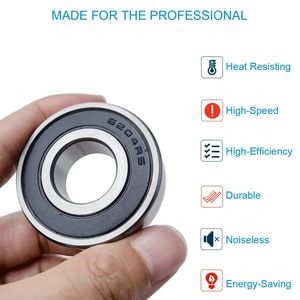 Original 6200 6202 6206 Nylon-Käfig Rillenkugellager Chinesischer Lieferant Einreihig Keramikgedichtet - Product Image 3