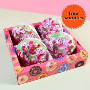Juego de regalo de bombas de baño de etiqueta privada personalizado todo tipo de comida pastel forma bombas de baño juego de regalo para niños - Product Image 3