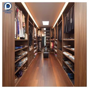 Armoire modulaire sectionnelle Prima White Modern Walk-In <span class=keywords><strong>Dressing</strong></span> Armoire sur mesure abordable de haute qualité - Product Image 5
