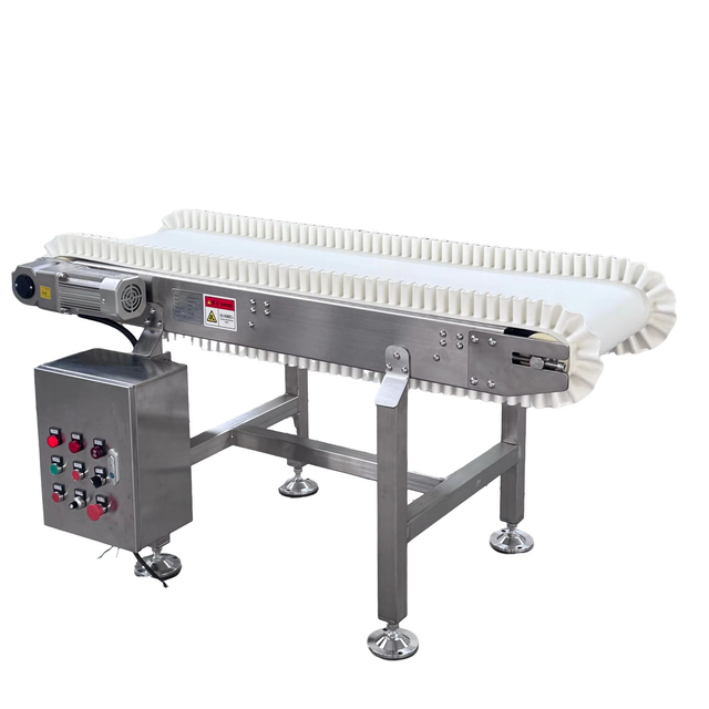 New Adjustable PU Flat Belt Conveyor System Durable Stainless Steel Oil Resistant Food Grade Easy Cleanliness Food Farm