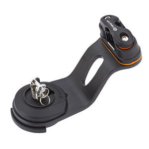 Polea para Velero de Aleación de Aluminio CB-1202F con Diámetro de Rueda de 32 mm, Diámetro de Cable de 3-12 mm, Base Giratoria, Abrazadera para Cuerda, Herraje Marino - Product Image 1