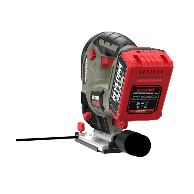 Portable Wood Metal Cutting Tool 20V Battery-Powered Jig Saw