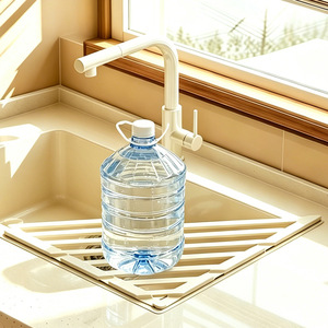 Triangular Folding Drain Rack L Size For Kitchen Sink Dish Drainer Storage Rack - Product Image 3
