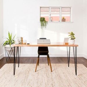 Pieds de table en fer et acier noirs, style épinglette, pour mobilier de restaurant, extérieur, hôpital, salle à manger, café, salon - Vente en gros à prix abordable - Product Image 6