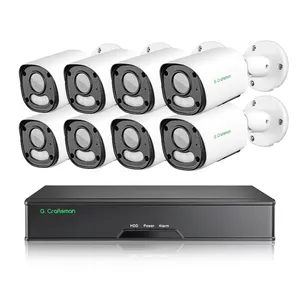 GAC-YUFI-M8SG-K8 4K 8channel 8mp Security Camera System Outdoor Home Poe Nvr Kit Cctv Ip Cameras Surveillance Camera Kits