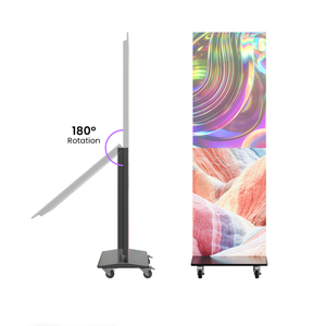 Totem LED per Interni <span class=keywords><strong>con</strong></span> Schermo Pieghevole a Batteria P1.25 P1.5 P1.8 P2.5MM <span class=keywords><strong>Display</strong></span> LED a Poster - Product Image 2
