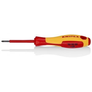 KNIPEX - 98 25 02 Destornillador para tornillos empotrados en cruz Pozidriv®DESTORNILLADORES AISLADOS VDE - EAN 4003773031277 1000V bruñidos - Product Image 1
