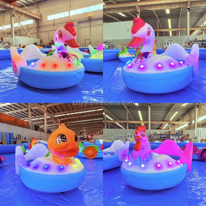 Bateaux électriques à pare-chocs aquatiques avec lumière LED, best-seller, bateaux à manivelle en forme de cygnes pour parcs d'attractions et piscines gonflables - Product Image 6