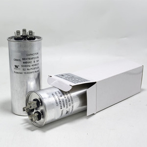 Phổ điều hòa không khí AC động cơ bắt đầu cbb65 250V SH 40 85 21 50/60Hz 45/5uF kép chạy metallized thinfilm tụ - Product Image 2