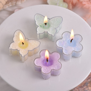 Butterfly Tealight Scented <b>Candle</b> Romantic Smokeless <b>Small</b> Butterfly Shape Atmosphere Decor Aroma <b>Candle</b> - Product Image 1