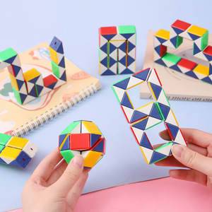 Regla Mágica, Juguete Educativo, Rompecabezas de Plástico de 24 Secciones para Niños de 3 a 6 Años, Juguete de Aprendizaje de Matemáticas - Product Image 3