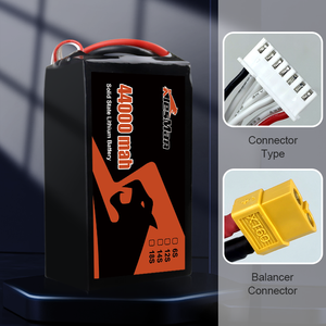 Batería UAV de fábrica 14S 18S 44000mAh 44ah 274wh/kg HV batería Lipo de alta densidad quadrocopter batería de estado sólido para drone - Product Image 5