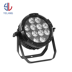 Yelang 12*18W không dây rgbwa + UV LED PAR Lights ánh sáng sân khấu cho đám cưới Pin uplights với DMX512 kiểm soát E27 Cơ sở không thấm nước - Product Image 3