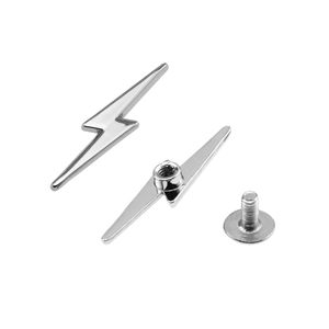 Yyangz PCS Lightning Decorative <b>Screws</b> <b>White</b> Metal Hardware Accessories For Bags Handbags And Leather Goods For Leather Jackets - Product Image 3