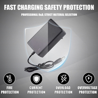 Cargador de Batería LYUWO CDQ-EU para Herramientas Eléctricas Inalámbricas, Protección Contra Sobrecargas, Indicador LED Dual, Salida DC21V/2A, Indicador de Carga, Enchufe EU/US
