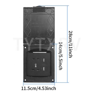 TYTXRV – Boîtier de prise de courant 86 emplacements de haute qualité pour caravane, étanche, avec ports USB, pour camping-car - Product Image 6