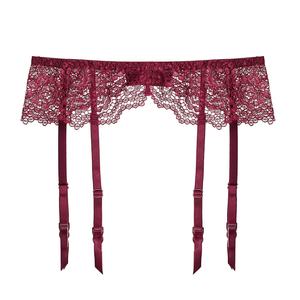 All'ingrosso accessori di biancheria intima floreale a vita alta in pizzo trasparente senza mutandine Sexy giarrettiera da donna - Product Image 1