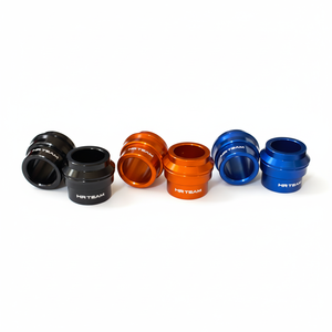 Per KTM EXC-F 350 16-25 distanziali ruota anteriore arancione 20mm & 15mm realizzati in lega e alluminio - Product Image 1