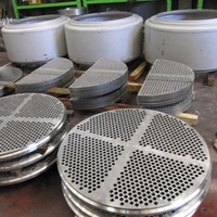 Déflecteur de feuille de tube personnalisé par forgeage et usinage CNC pour échangeur de chaleur