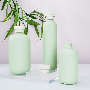 Botellas de Plástico de Lujo con Tapa Abatible y Bomba Dosificadora para Cosméticos y Cuidado de la Piel, Botella Vacía para Champú y Acondicionador - Product Image 6