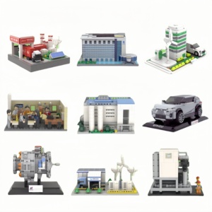 Set <span class=keywords><strong>di</strong></span> Blocchi da Costruzione Creativi Personalizzabili, Inclusi Mattoncini, Modellini <span class=keywords><strong>di</strong></span> Auto, Figure e Scene – Produzione OEM ODM Su Misura per Regali - Product Image 2