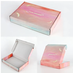 Sang trọng hiện tại thiết kế hộp các tông sóng vận chuyển hộp hat vải giày bao bì vận chuyển bưu phẩm hộp - Product Image 4