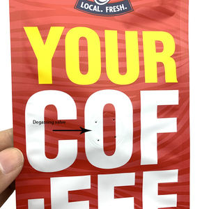 Clear Plastic Coffee Bags Transparent Zip Lock 1Kg Airtight Pouch for Whole Bean Coffee - Product Image 6