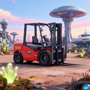 Montacargas Diésel de 5 Toneladas, Contrapeso Hidráulico, Servicio Pesado, Nuevo, Entrega Rápida, CPC-50 - Product Image 1