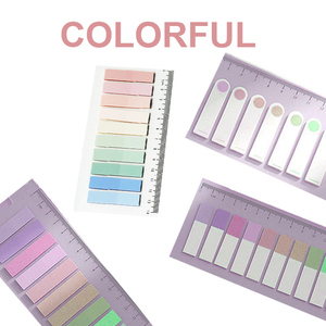 Translucent Colored Sticky PET Page <strong>Flags</strong> Page Markers Bright Sticky Tabs Index Tab Bookmark for School Supplies - Product Image 4