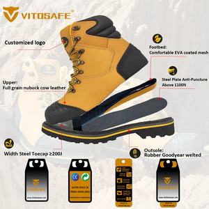VITOSAFE Botas de Seguridad de Goma Impermeables para Soldador con Puntera de Acero para Hombre - Product Image 4